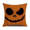 Halloween Holiday Party Decorations Funny Expression Ghost Face Pillow Cover Suitable for Home Living Room Sofa Room Decoration