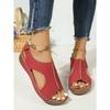 Women's Summer New Large-size Sandals Car Stitched Breathable Sandals