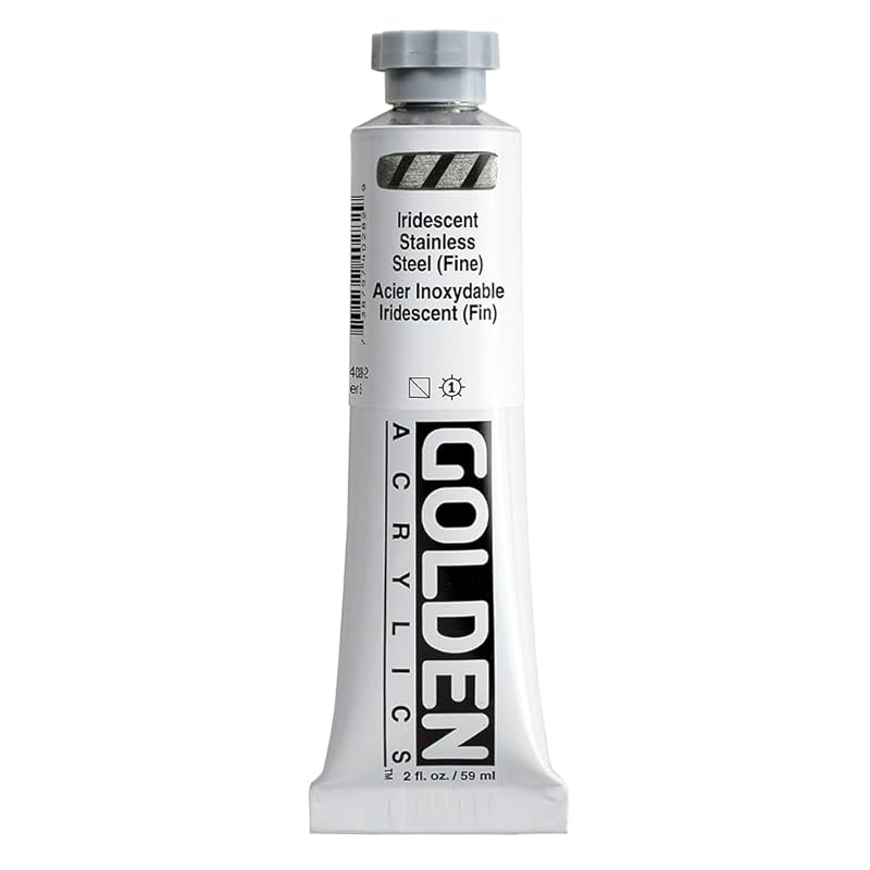 

Golden Acrylic Heavy Body 59ml 4028 iridescent stainless Steel (fine) 13142028