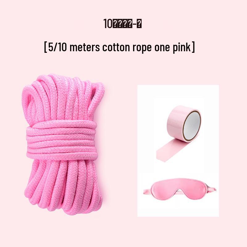 Soft Imitation Hemp Rope - Red, Pink, Black - 5 & 10 Meters - Gentle on Hands