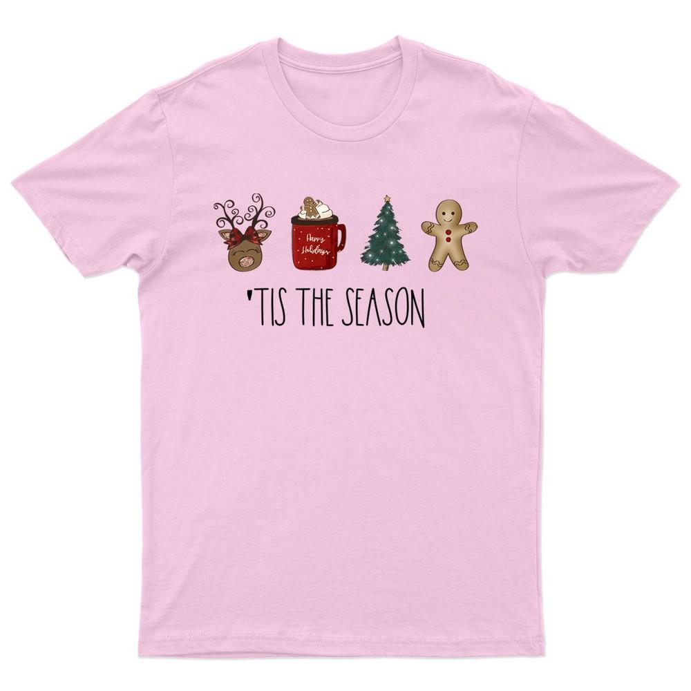 Tis The Season Christmas TShirt Unisex Gift Retro Funny Unisexs Vintage Unisexs