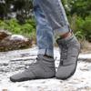 Men's And Women's Snow Boots, Winter Outdoor Hiking Shoes, Waterproof And Warm Fur Lined Casual Hiking Boots