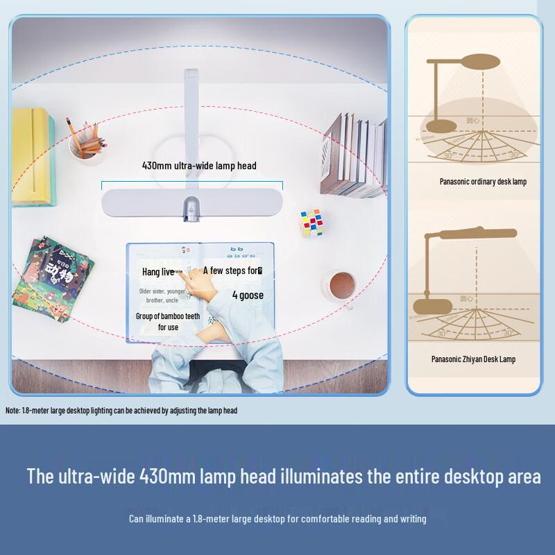 Panasonic Full-Spectrum Smart Eye-Care Desk Lamp