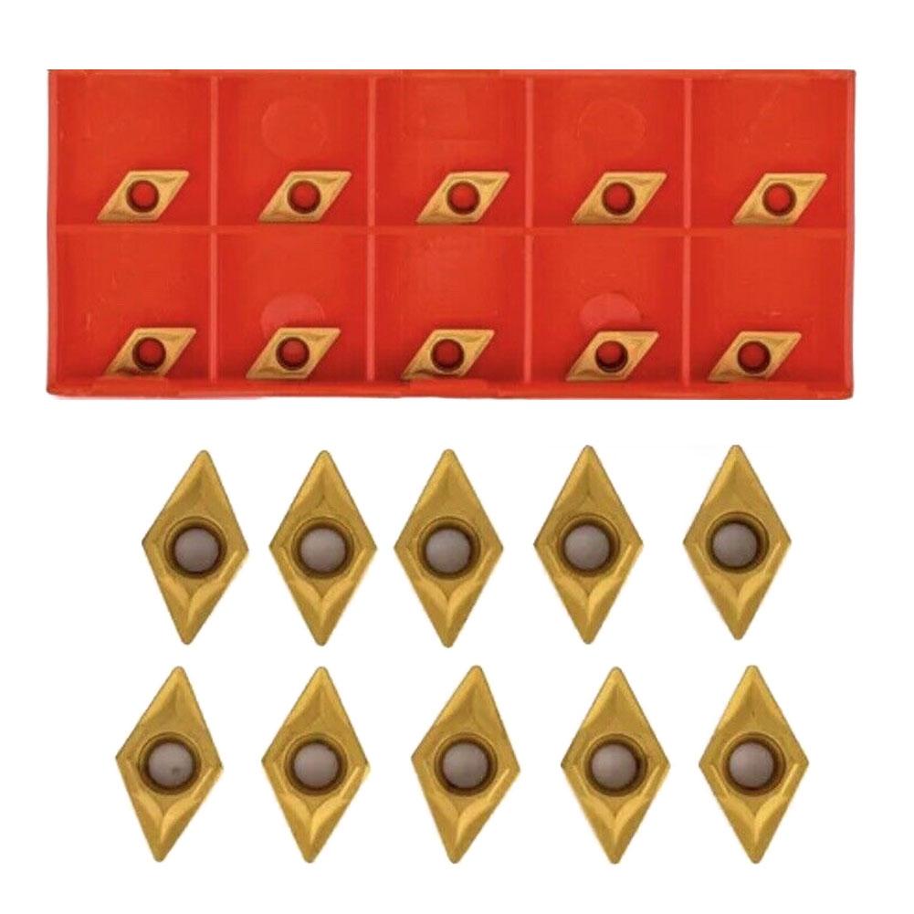 50 Pcs DCMT070204 Insert Boring Bar Cutter Carbide Inserts