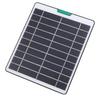 5W Solar Panel Charger Solar Charger with Type C Port for Security Camera Doorbell Outdoor Indoor Use Black