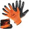 Polyester Protective Gloves with Nitrile, Pack of 12, Size 8, Vorstahl Quality