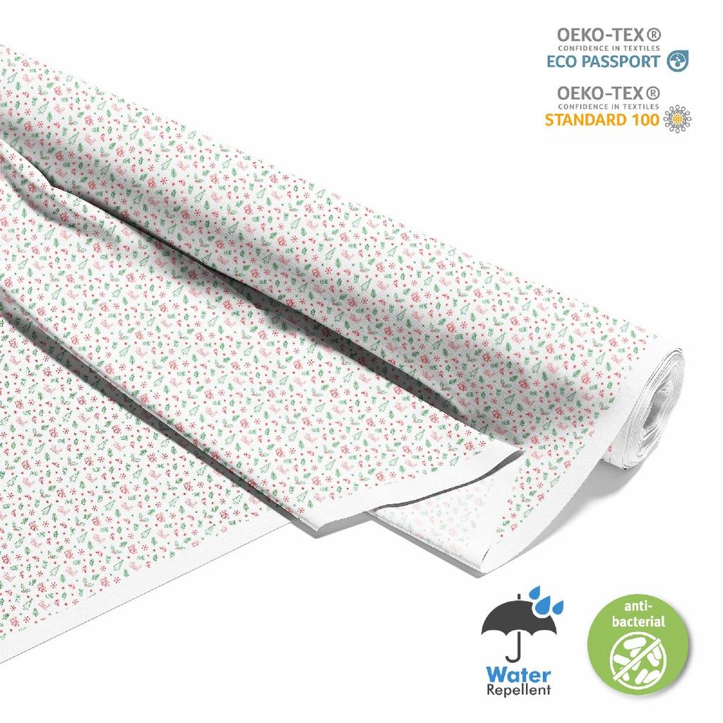 Outdoor Dekostoffe Oxford - Motiv Weihnachtsferien | Dx1852