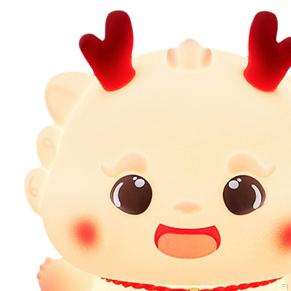 Dragon Night Lights Lamp NightStand Silicone Nursery Light Small LED Desk for Home