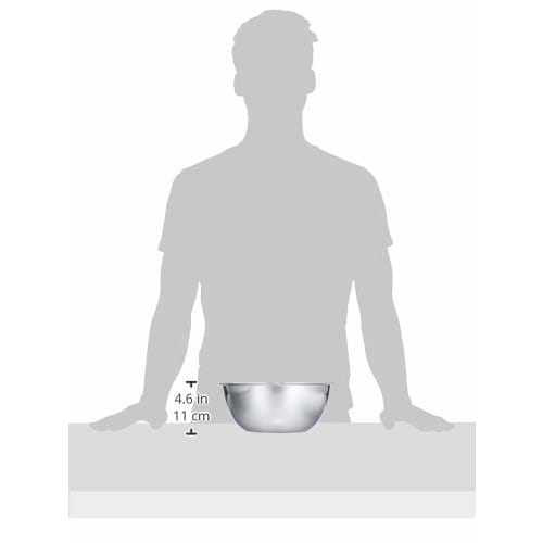 Wahei Freiz Bowl, 24cm, Stackable with SUI-6015 and 6029, SUI Gut SUI-6044, Silver