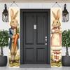 Polyester Happy Easter Couplet Vibrant Easter Door Decoration Easter Door Banners  Festive Home