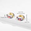 Exquisite Retro Fashion Circle Ear Cuffs: Colorful, Versatile Design for Women