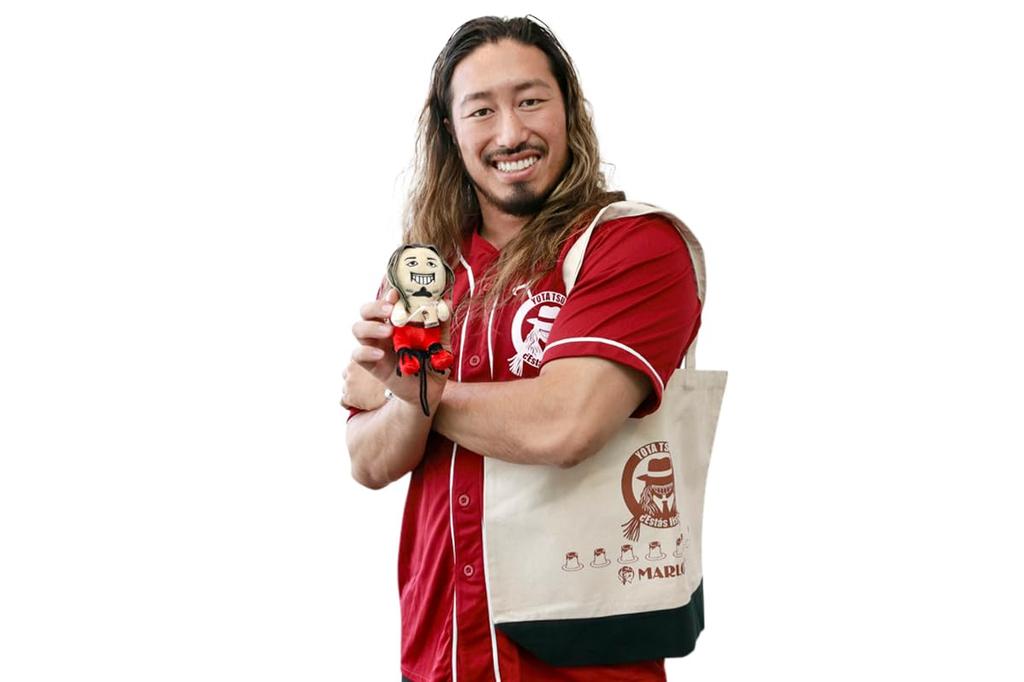 New Japan Pro-Wrestling Yota Tsuji x Marlow Collaboration Large Tote Bag Fresh Cream 6652063093