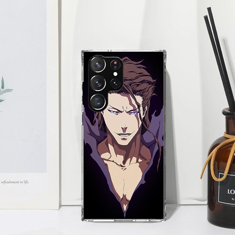 Bleach Aizen Sousuke Phone Case For Samsung Galaxy S26 S25 Edge S24 FE S23 S22 Ultra S21 Plus S20 + Art Fundas Back Cover Galaxy