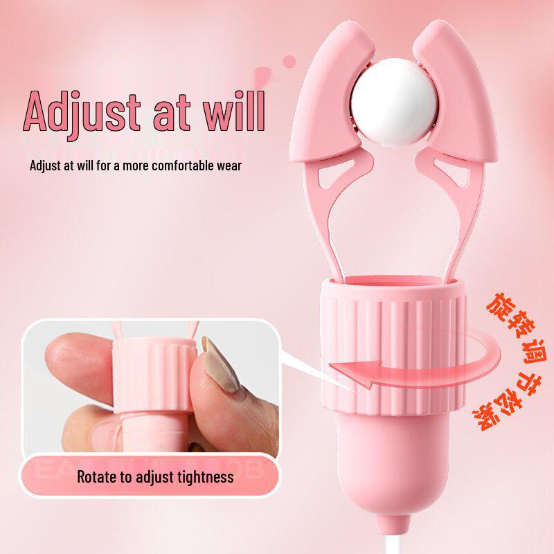 Lai Le Pink Daiyu Rabbit Nipple Clamps & Vibrator for Women