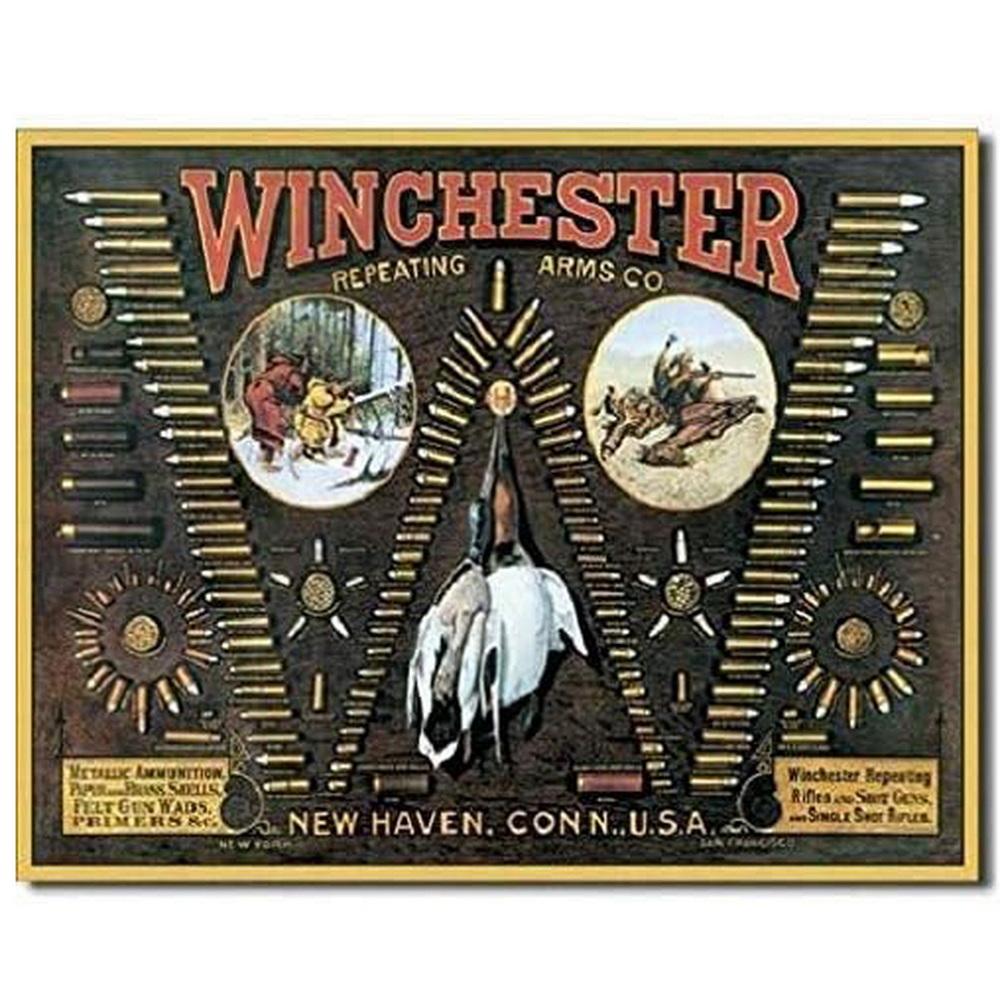 Metal Tin Signs Pistol Victory Wall Decoration Plaque Vintage Art Poster Iron Painting for Man Cave Home Cafe Garden Club Bar