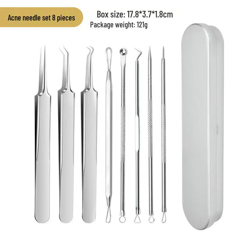 Stainless Steel Blackhead & Acne Remover Needle Kit