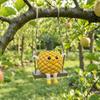 Lachender Ananas-Blumentopf, Niedlicher Ananas-Schaukel-Blumentopf, Hängender Pflanztopf für Sukkulenten Kleine Zimmerpflanzen Balkongarten