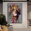 Abstract Girl Wall Paintings Print On Canvas Wall Art Prints Graffiti Art Prints Modern Art Wall Pictures for Living Room Decor