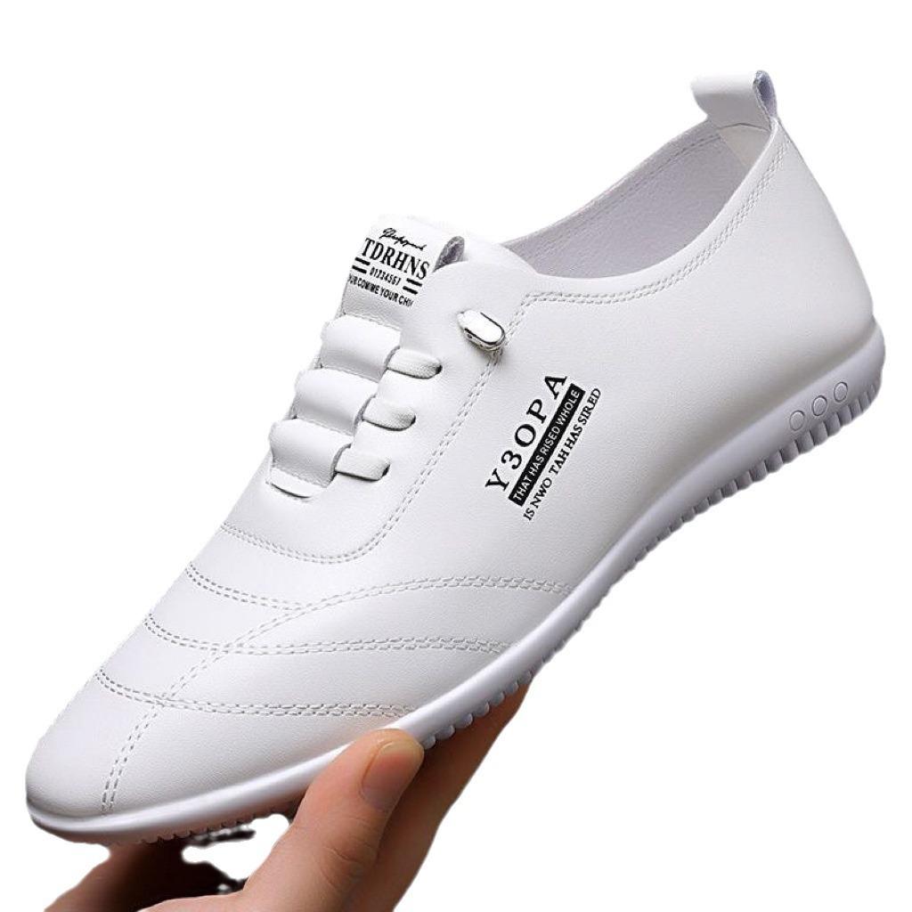 Popular Casual Sports Shoes Trendy Men's Shoes Comfortable Versatile Little White Shoes Driving a Pedal Doudou Shoes