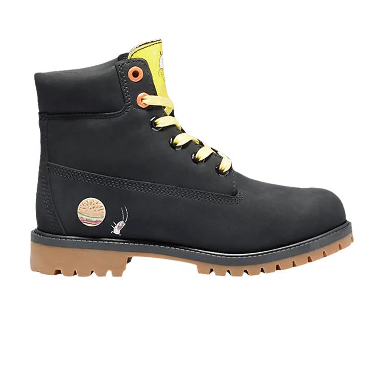 

Timberland SpongeBob SquarePants x 6 Inch Junior Black Kids Sneakers TB0A22MT-001 36