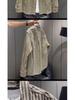Men's Striped Casual Shirt: Trendy Light Luxury Outdoor Fashion Jacket