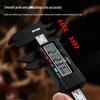 Digital Vernier Caliper: 0-100mm, Dual Button, Plastic, Measures Inside/Outside Diameters