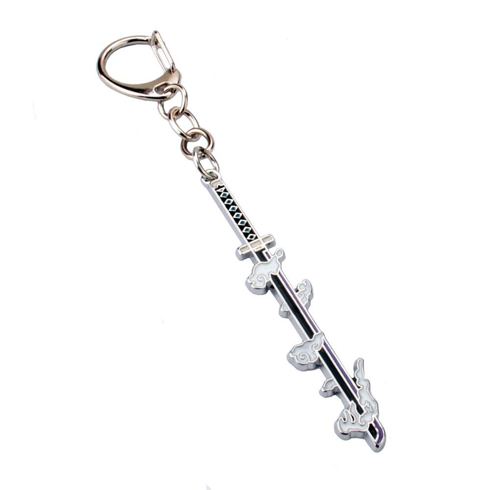 Demon Slayer Tanjiro & Shinobu Nyckelring Hänge – 9 Pelare Svärd Tillbehör