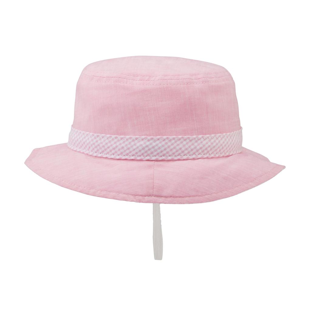 Hat UV protection with sunshade cover cotton with elastic for clothing SS Pink [MIKI HOUSE] 100% boys, girls, babies, kids, children's 12-9105-684