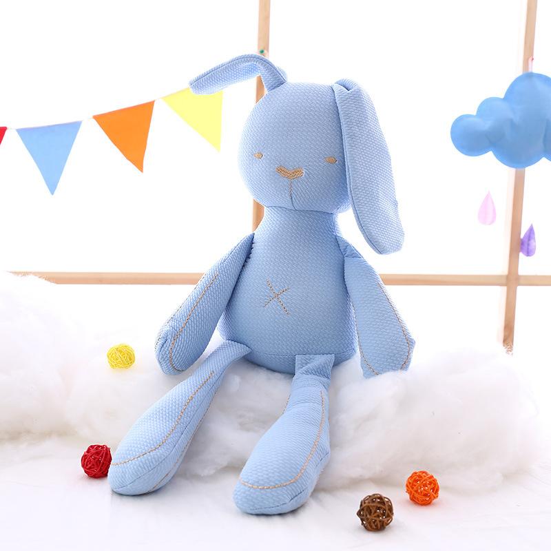 

Cute rabbit doll children sleep with soothing doll throw pillow cute plush toy rag doll gift 50 cm (0.18kg) синий