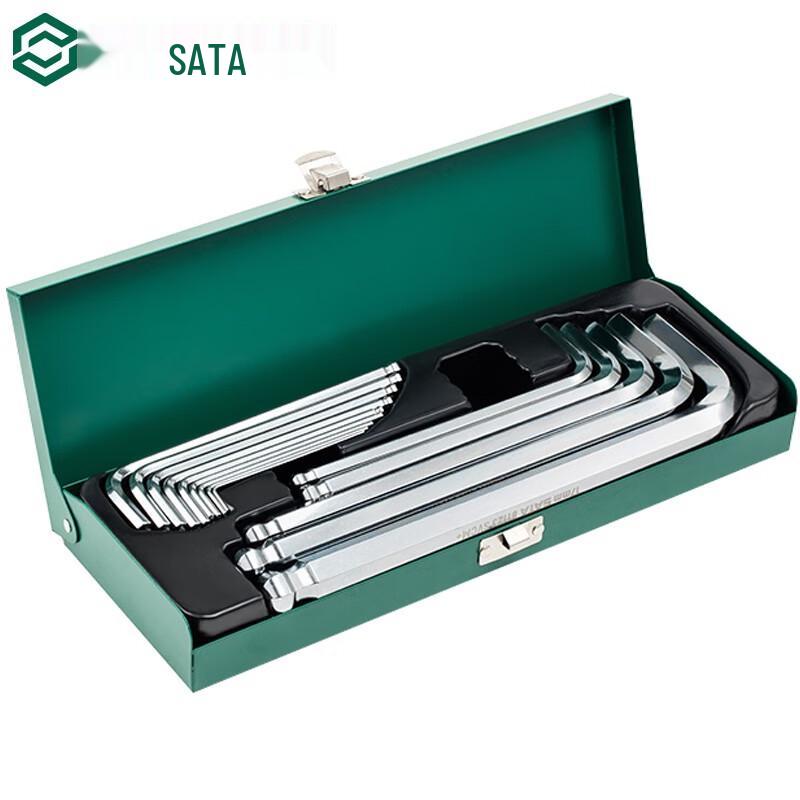 SATA 09141 Extended Ball End Hex Key Wrench Set