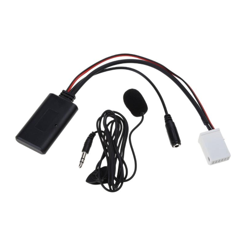 Easy Installation Auto 12Pin AUX-in Wire Bluetooth-compatible Connector