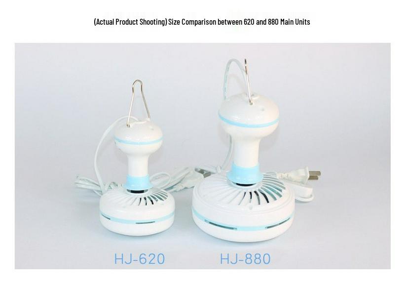 Compact Silent Ceiling Fan for Dorms and Bedrooms