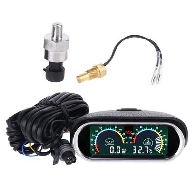12v/24v Universal Truck Wskaźnik ciśnienia oleju samochodowego + Czujnik temperatury 10mm 1/8 NPT