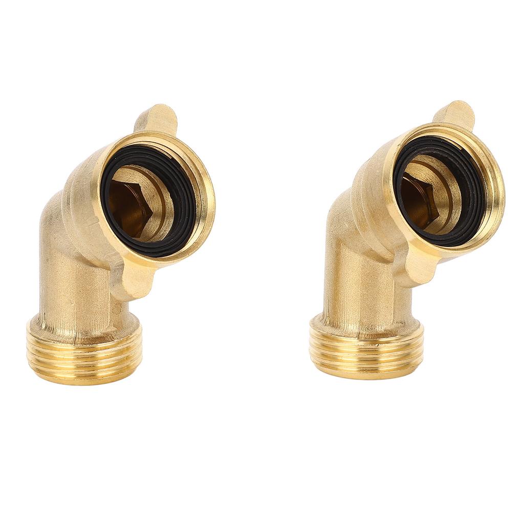 RV Water Hose Elbow Space Saving Sturdy RV Drinking Water Hose Adapter Connector for Campervan Motorhome Trailer Marine