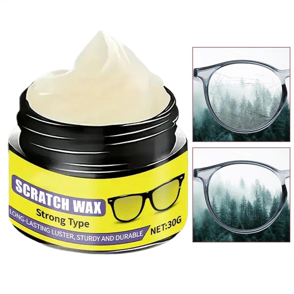 30g Lens Scratch Removing Eyeglass Scratch Remover Eyewear Lens Grinding Repair Cleaner For Home School Office Trip Outgoing