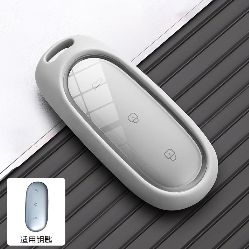 Key Fob Cover for Li Auto MEGA L6 L7 L8 L9 Silicone Smart Remote Key Protective Case Scratch Resistant High-end Car Accessories