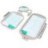 3pcs Embroidery Frame Hoop Sets Household Multifunctional Embroidery Sewing Machine Sets for Home