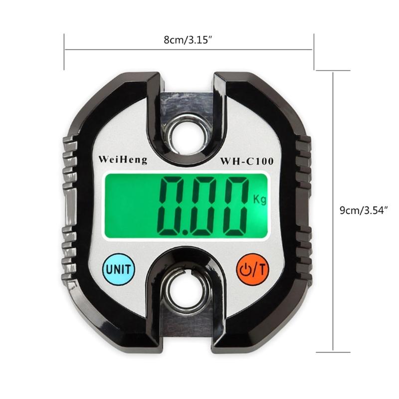 Portable Scale Digital LCD-Digital Display Electronic Luggage Hanging Hook Suitcase Travel Weighs Baggage Weight Balance