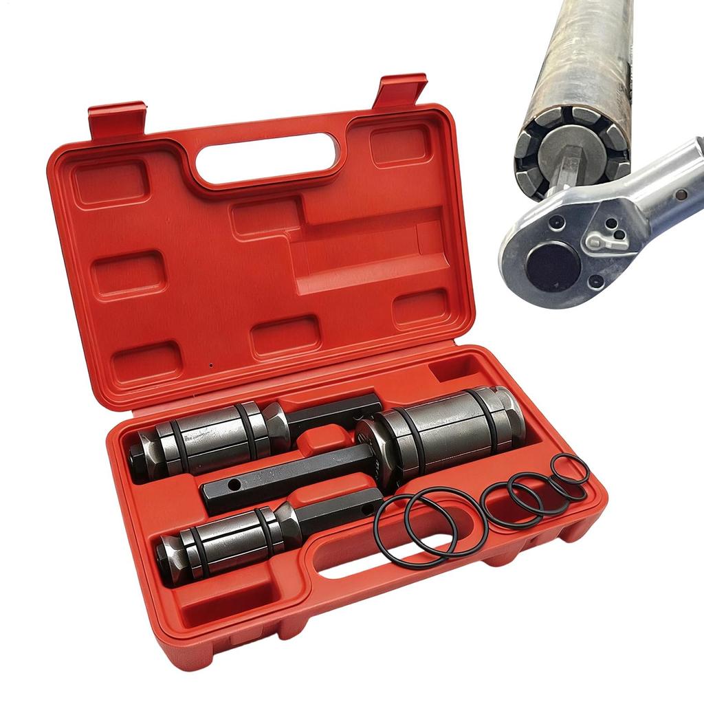 3pcs Exhaust Pipe Expander 1-1/8 To 3-1/2 Inches Pipes Automotive Tool Kit Tail Pipe Expander Muffler Tail Pipe Dent Removal Kit