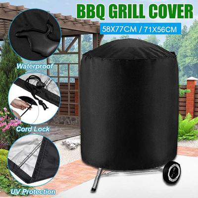 Round Anti Dust Charcoal Barbecue Rain Outdoor Protective BBQ Accessories Grill Protector BBQ Cover