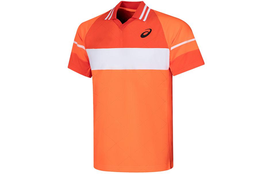 ASICS MATCH ACTIBREEZE Polo Shirt Men s Orange 2041A283-800 S