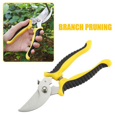 Tesouras de poda Tesouras de galhos Tesouras para colheita de frutas e flores Tesouras para árvores Enxertia de galhos de jardim Tesouras de jardinagem Ferramenta manual