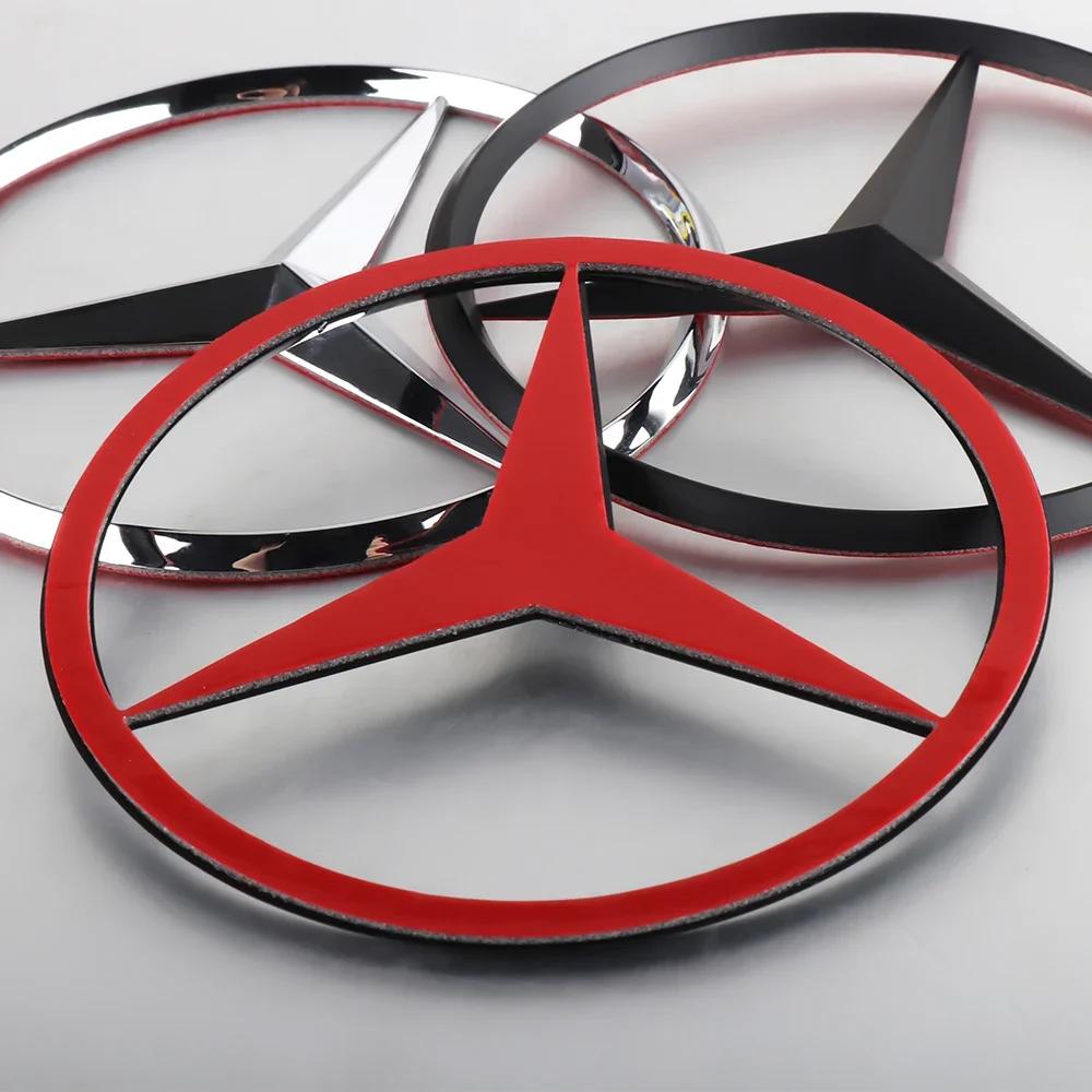 AMG W220 For Benz Hot 70mm Car Styling Engine Logo Decor Hood Emblem Sticker For Mercedes Benz W203 W204 W205 W209 W210 W211 W21