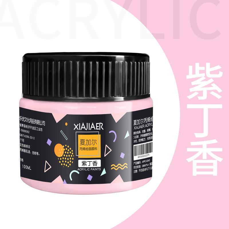 1pcs Art Acrylic Pigment 100ml 38 Colors In Jar,Doodle,DIY,Can Be Used For Wall,Stone,Textile Painting Art Supplies