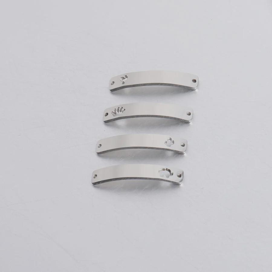 Kavisli Dikdörtgen Paslanmaz Çelik Fil Ağaç Taç Bağlantı Elemanı