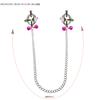 Nipple Clamp Sexy Chain with Diamond Crystal Decoration Adult Supplies Couple Passion Sex Tools Alternative Climax Bed