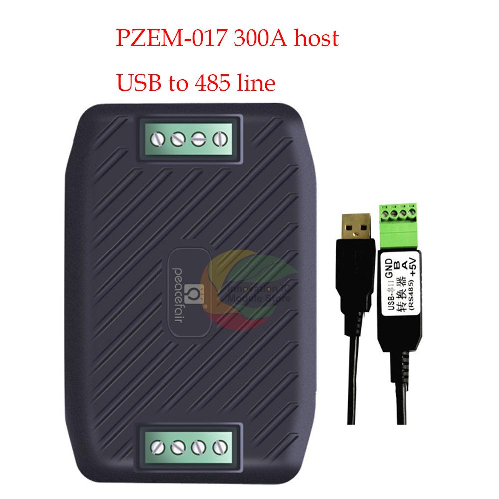 Peacefair Newest PZEM-017 DC 0-300V Voltmeter Ammeter RS485 Modbus Voltage Current Power Energy Meter Electric Watt Meter