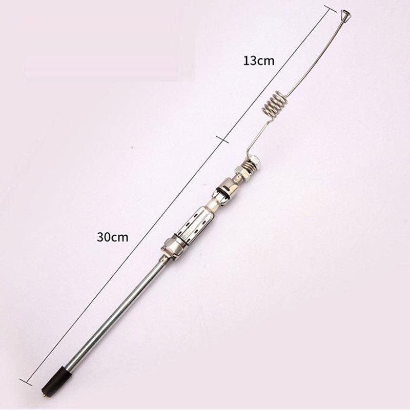 Kompakte Mini-Angelrute aus Edelstahl