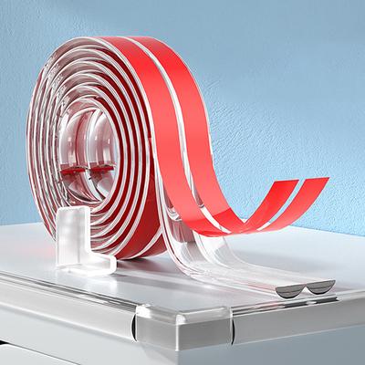 Transparent PVC Baby Protection Strip with Double-Sided Tape Anti-Bumb Kids Safety Table Edge Furniture