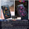 For ZTE Nubia Red Magic 9 Pro 9 Pro Plus 10S Pro 10 Pro Plus 8 8s 7 7s 6 6s Pro 8 Pro Plus LED Flash Case With Glass Back Cover